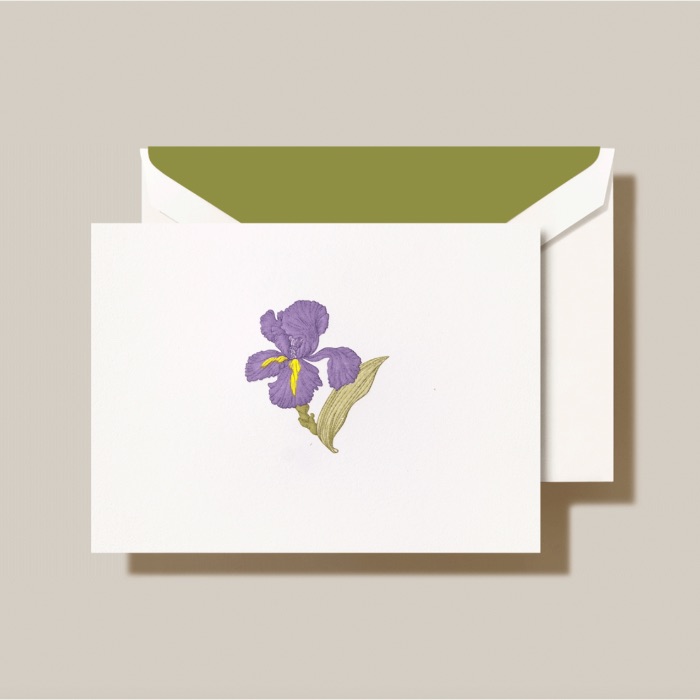 Engraved Iris Notes